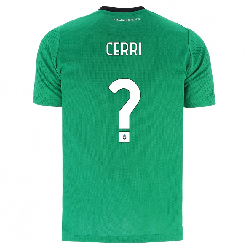 Danxen Criança Jacopo Cerri #0 Verde Esmeralda Camisola Guarda-Redes 2025/26 Camisa Brasil