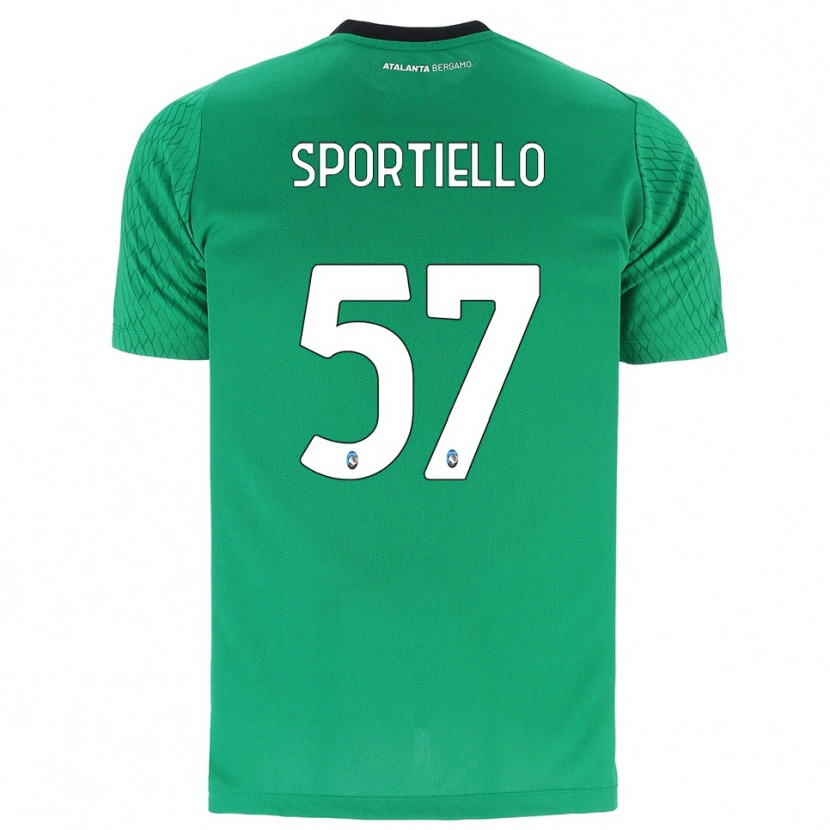 Danxen Criança Marco Sportiello #57 Verde Esmeralda Camisola Guarda-Redes 2025/26 Camisa Brasil
