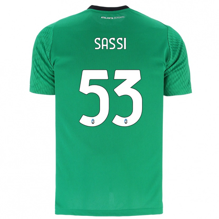 Danxen Criança Jacopo Sassi #53 Verde Esmeralda Camisola Guarda-Redes 2025/26 Camisa Brasil