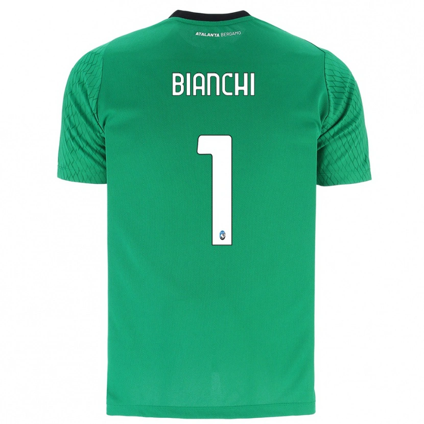 Danxen Criança Mattia Bianchi #1 Verde Esmeralda Camisola Guarda-Redes 2025/26 Camisa Brasil