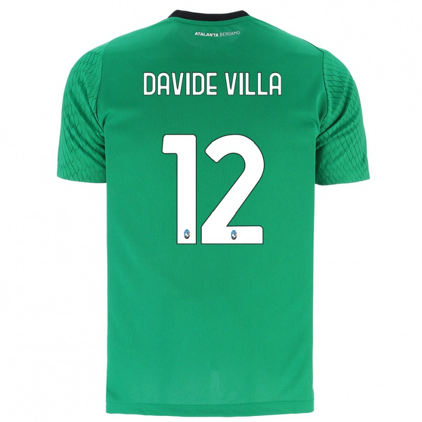 Danxen Criança Matteo Davide Villa #12 Verde Esmeralda Camisola Guarda-Redes 2025/26 Camisa Brasil