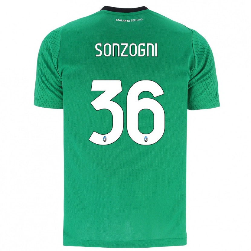 Danxen Criança Mattia Sonzogni #36 Verde Esmeralda Camisola Guarda-Redes 2025/26 Camisa Brasil