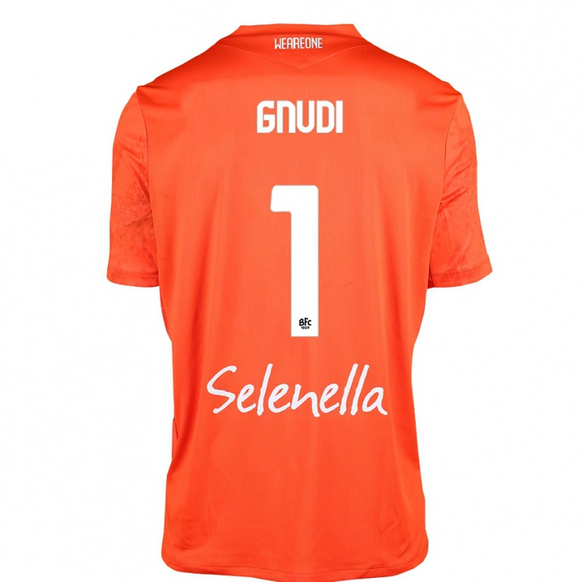 Danxen Criança Riccardo Gnudi #1 Laranja Preto Branco Camisola Guarda-Redes 2025/26 Camisa Brasil