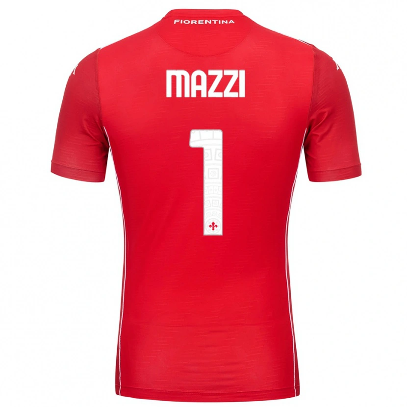 Danxen Criança Tommaso Mazzi #1 Branco Vermelho Camisola Guarda-Redes 2025/26 Camisa Brasil