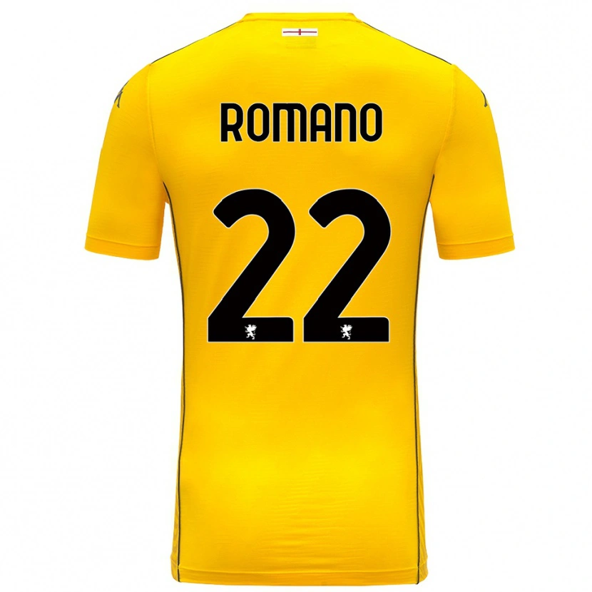 Danxen Criança Andrew Romano #22 Amarelo Escuro Preto Camisola Guarda-Redes 2025/26 Camisa Brasil