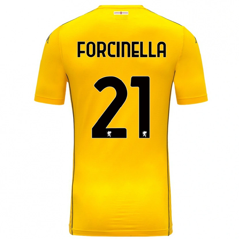 Danxen Criança Camilla Forcinella #21 Amarelo Escuro Preto Camisola Guarda-Redes 2025/26 Camisa Brasil