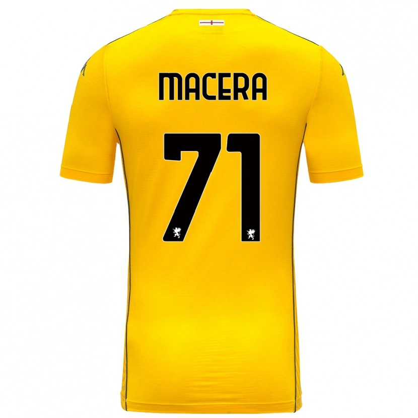 Danxen Criança Matilde Macera #71 Amarelo Escuro Preto Camisola Guarda-Redes 2025/26 Camisa Brasil