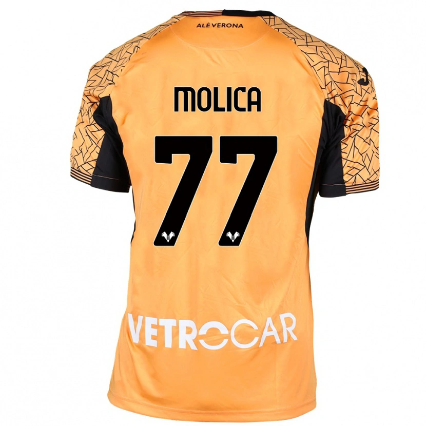 Danxen Criança Francesco Molica #77 Preto Laranja Branco Camisola Guarda-Redes 2025/26 Camisa Brasil