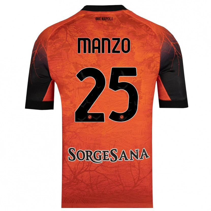 Danxen Criança Alessia Manzo #25 Preto Vermelho Laranja Camisola Guarda-Redes 2025/26 Camisa Brasil