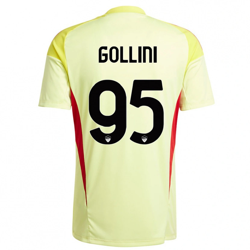 Danxen Criança Pierluigi Gollini #95 Laranja Amarelo Claro Camisola Guarda-Redes 2025/26 Camisa Brasil