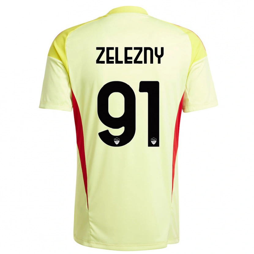 Danxen Criança Radoslaw Zelezny #91 Laranja Amarelo Claro Camisola Guarda-Redes 2025/26 Camisa Brasil