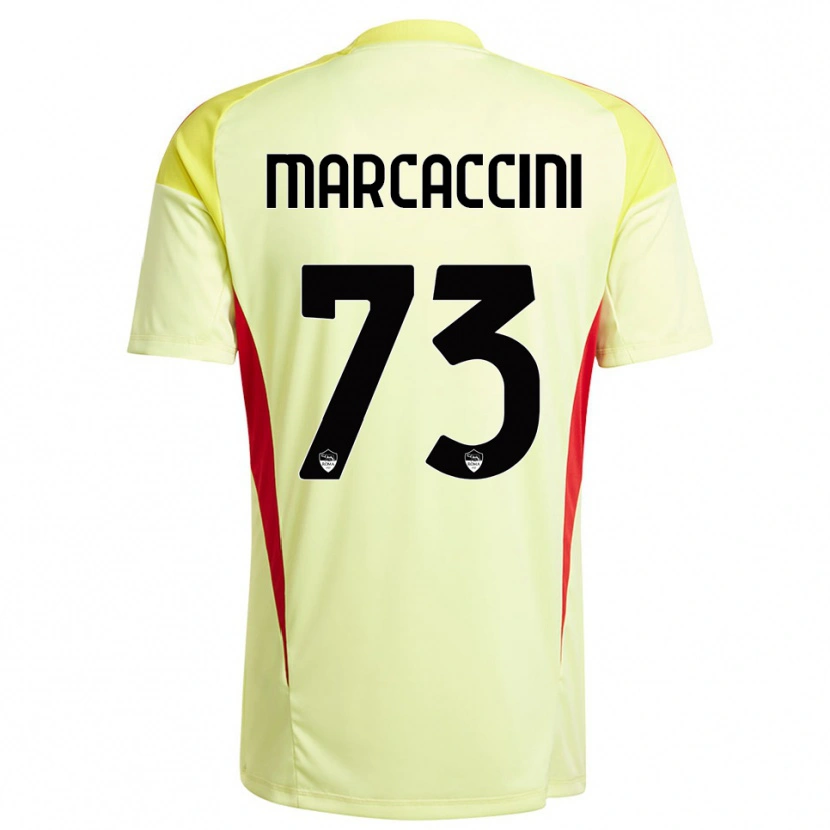 Danxen Criança Alessio Marcaccini #73 Laranja Amarelo Claro Camisola Guarda-Redes 2025/26 Camisa Brasil