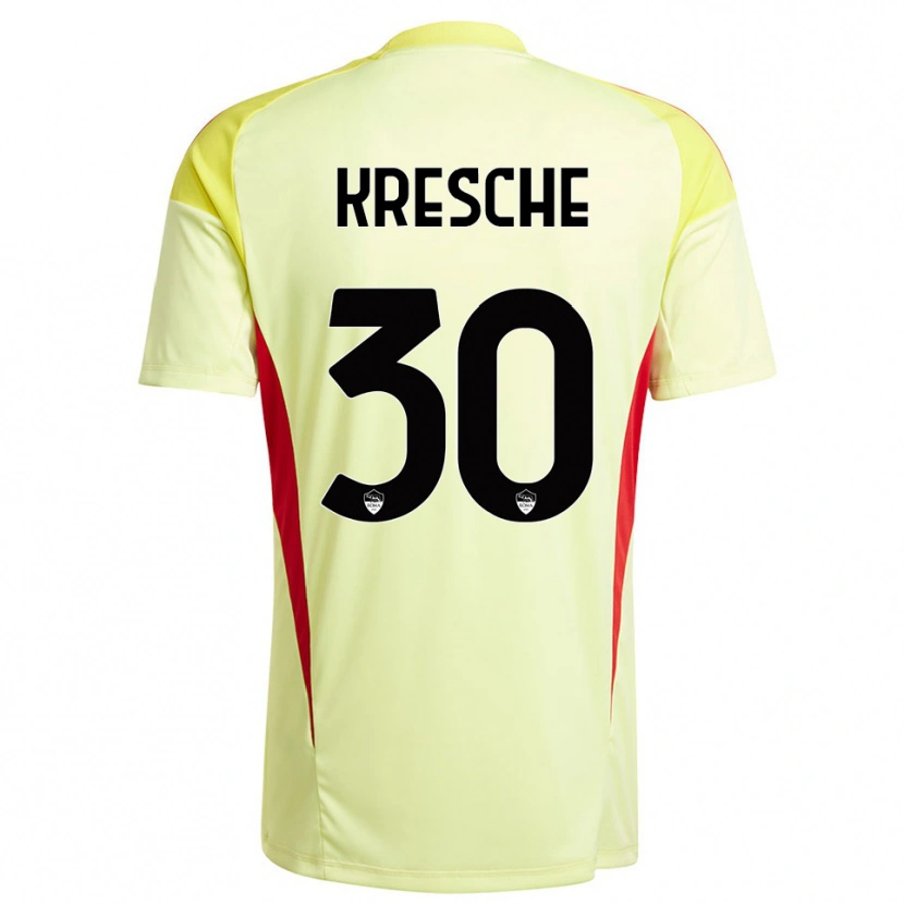 Danxen Criança Isabella Kresche #30 Laranja Amarelo Claro Camisola Guarda-Redes 2025/26 Camisa Brasil