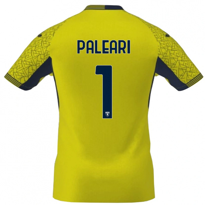 Danxen Criança Alberto Paleari #1 Preto Amarelo Camisola Guarda-Redes 2025/26 Camisa Brasil