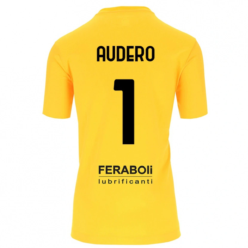 Danxen Criança Emil Audero #1 Preto Amarelo Camisola Guarda-Redes 2025/26 Camisa Brasil