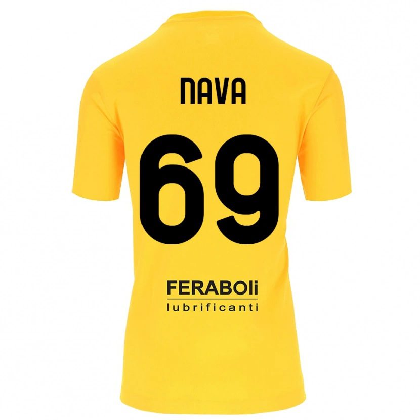 Danxen Criança Lapo Nava #69 Preto Amarelo Camisola Guarda-Redes 2025/26 Camisa Brasil