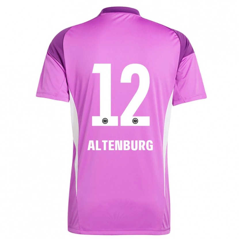 Danxen Criança Lina Altenburg #12 Branco Lilás Camisola Guarda-Redes 2025/26 Camisa Brasil