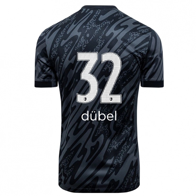 Danxen Criança Sarah-Lisa Dübel #32 Branco Preto Camisola Guarda-Redes 2025/26 Camisa Brasil