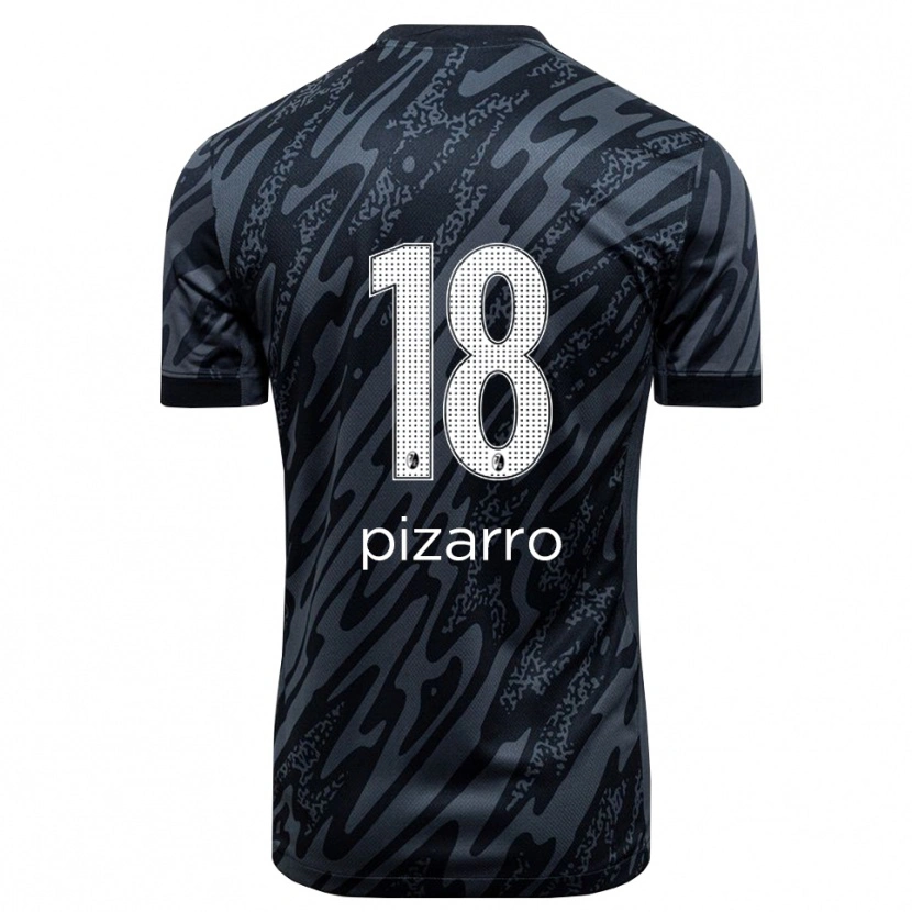 Danxen Criança Théodore Pizarro #18 Branco Preto Camisola Guarda-Redes 2025/26 Camisa Brasil