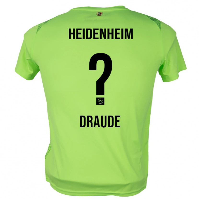 Danxen Criança Michel Draude #0 Verde Pálido Camisola Guarda-Redes 2025/26 Camisa Brasil