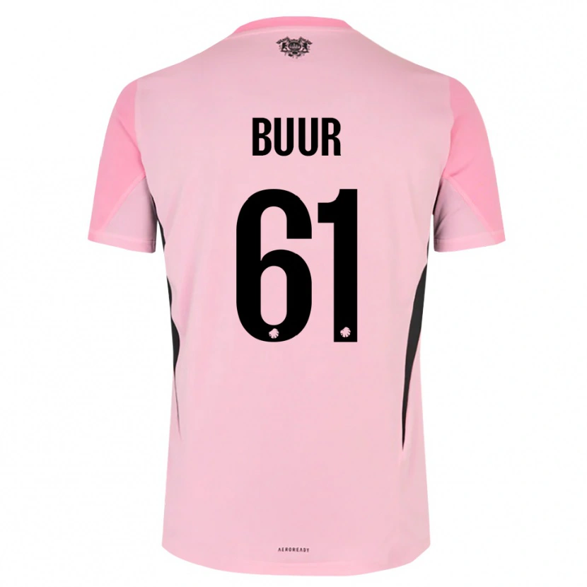 Danxen Criança Oscar Buur #61 Preto Rosa Camisola Guarda-Redes 2025/26 Camisa Brasil