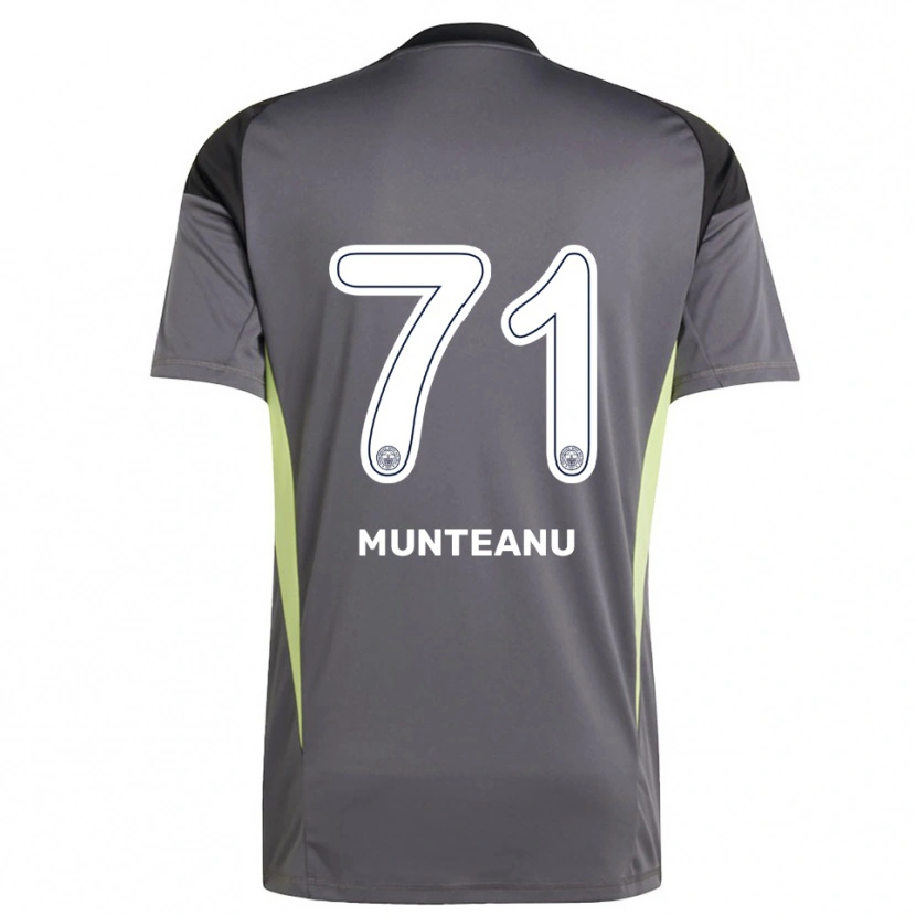 Danxen Criança Natalia Munteanu #71 Preto Cinza Escuro Camisola Guarda-Redes 2025/26 Camisa Brasil