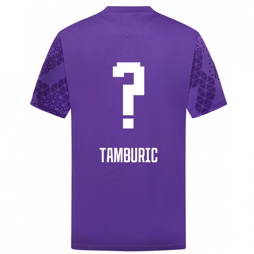 Danxen Criança Vukasin Tamburic #0 Branco Índigo Camisola Guarda-Redes 2025/26 Camisa Brasil