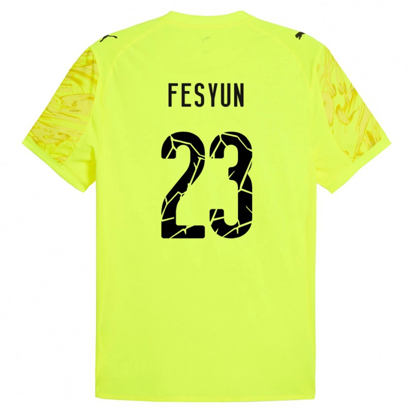 Danxen Criança Kiril Fesyun #23 Verde Amarelo Camisola Guarda-Redes 2025/26 Camisa Brasil