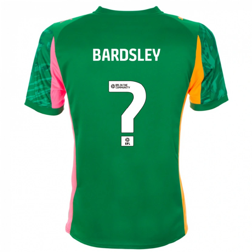 Danxen Homem Harvey Bardsley #0 Laranja Verde Camisola Guarda-Redes 2025/26 Camisa Brasil