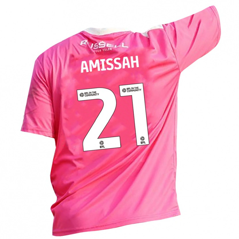 Danxen Homem Jordan Amissah #21 Rosa Rose Camisola Guarda-Redes 2025/26 Camisa Brasil