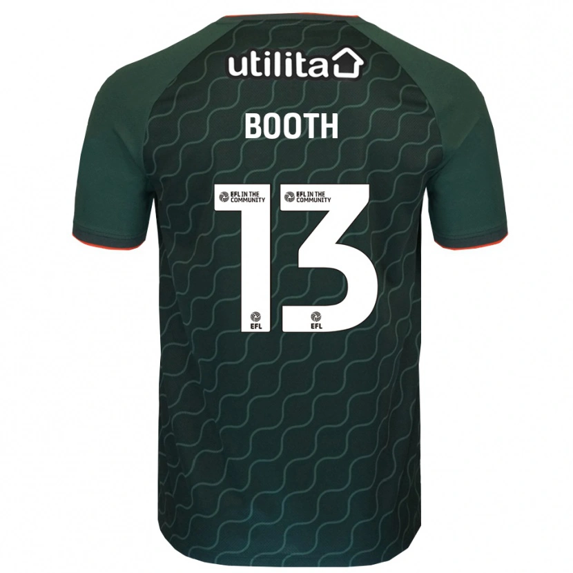 Danxen Homem Charlie Booth #13 Verde Escuro Camisola Guarda-Redes 2025/26 Camisa Brasil