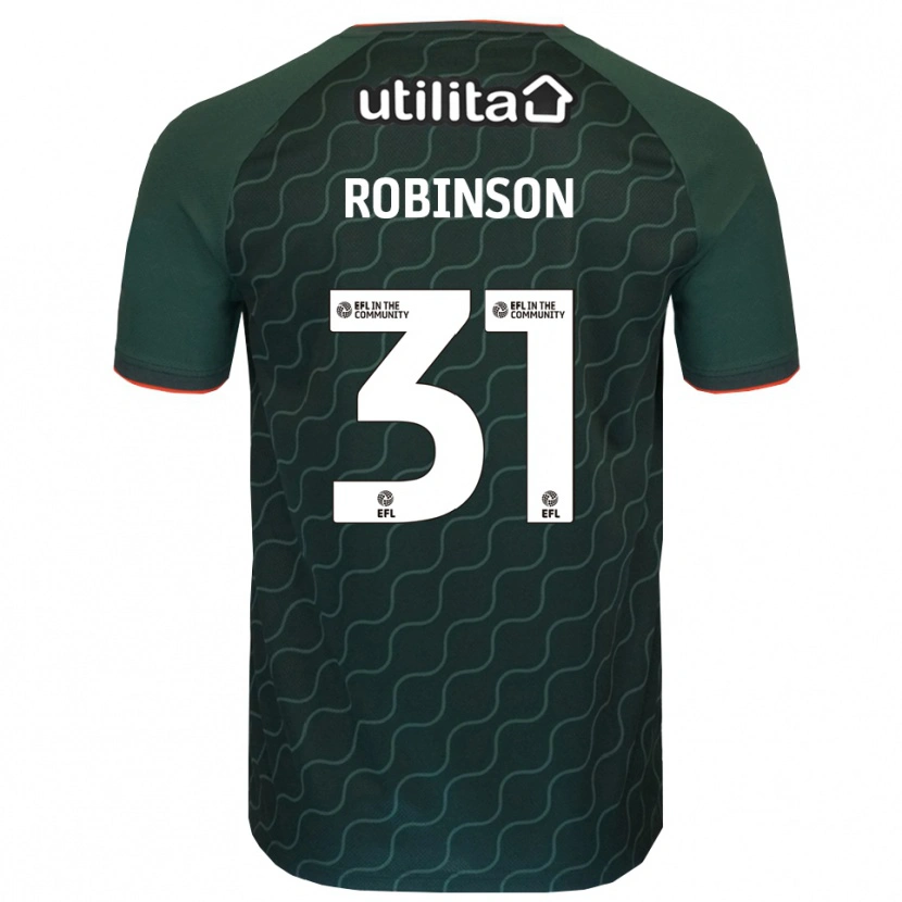 Danxen Homem Leah Robinson #31 Verde Escuro Camisola Guarda-Redes 2025/26 Camisa Brasil