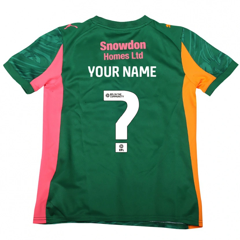 Danxen Homem Northampton Town Rosa Verde Escuro Camisola Guarda-Redes 2025/26 Camisa Brasil