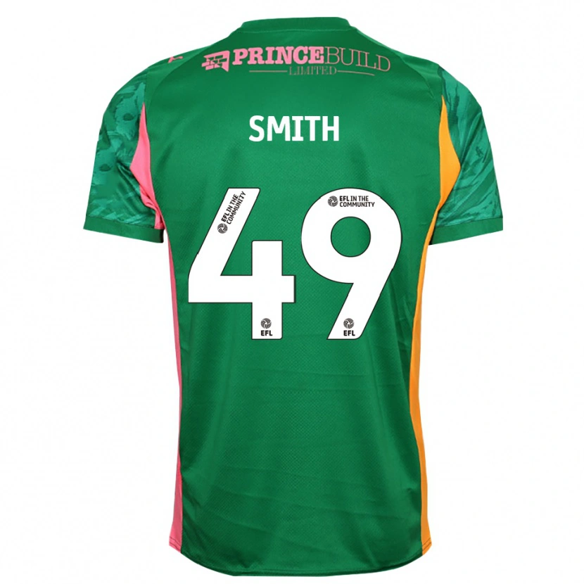 Danxen Homem Bastian Smith #49 Verde Rosa Camisola Guarda-Redes 2025/26 Camisa Brasil