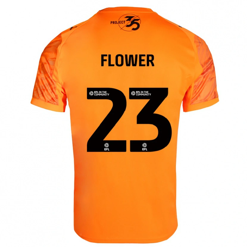 Danxen Homem Jack Flower #23 Preto Laranja Camisola Guarda-Redes 2025/26 Camisa Brasil