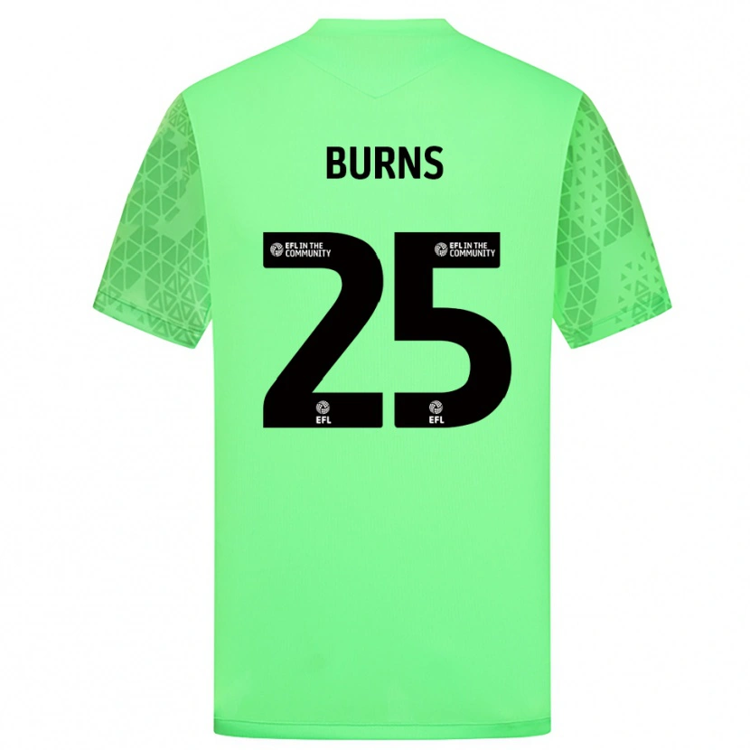 Danxen Homem Jacqueline Burns #25 Verde Claro Camisola Guarda-Redes 2025/26 Camisa Brasil
