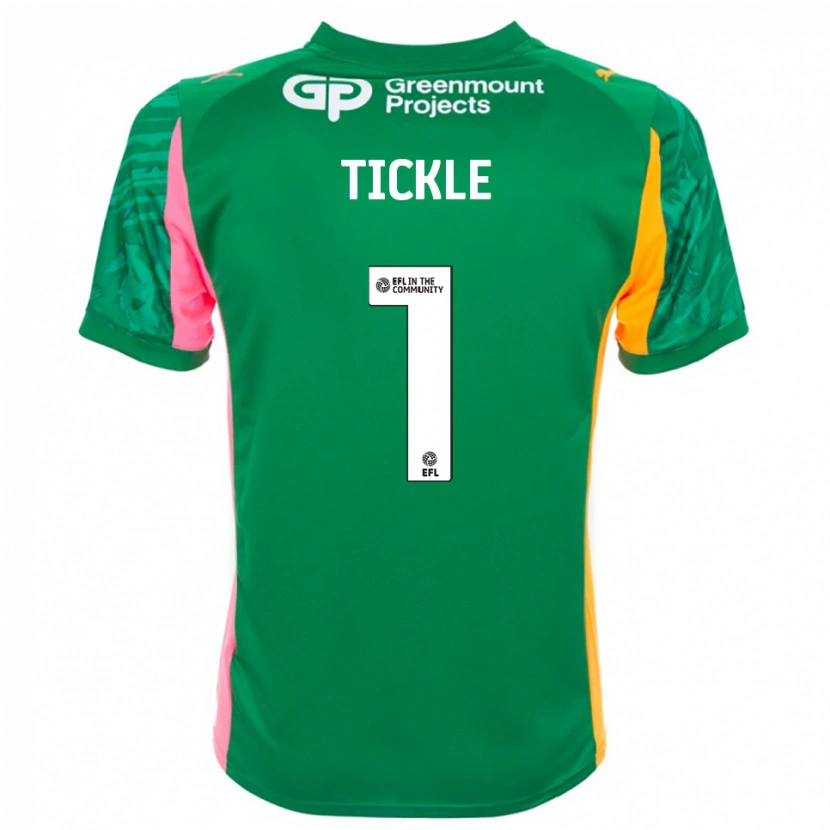 Danxen Homem Sam Tickle #1 Laranja Verde Rosa Camisola Guarda-Redes 2025/26 Camisa Brasil