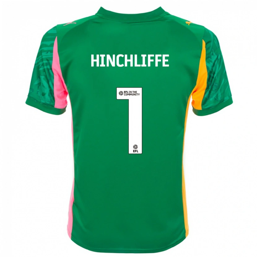 Danxen Homem Ben Hinchliffe #1 Branco Verde Rosa Camisola Guarda-Redes 2025/26 Camisa Brasil