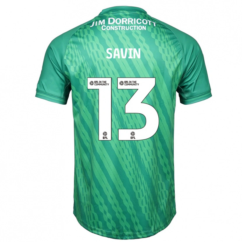 Danxen Homem Toby Savin #13 Verde Turquesa Camisola Guarda-Redes 2025/26 Camisa Brasil