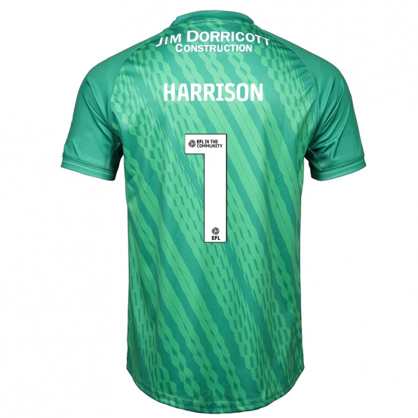 Danxen Homem Elyh Harrison #1 Verde Turquesa Camisola Guarda-Redes 2025/26 Camisa Brasil