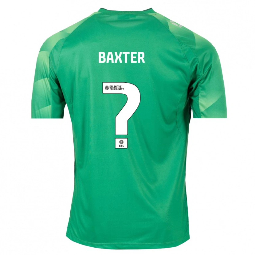 Danxen Homem Molly Baxter #0 Verde Branco Camisola Guarda-Redes 2025/26 Camisa Brasil
