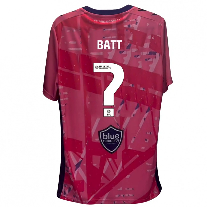 Danxen Homem James Batt #0 Branco Rosa Camisola Guarda-Redes 2025/26 Camisa Brasil