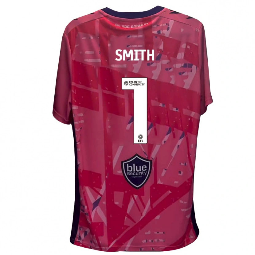 Danxen Homem Grant Smith #1 Branco Rosa Camisola Guarda-Redes 2025/26 Camisa Brasil