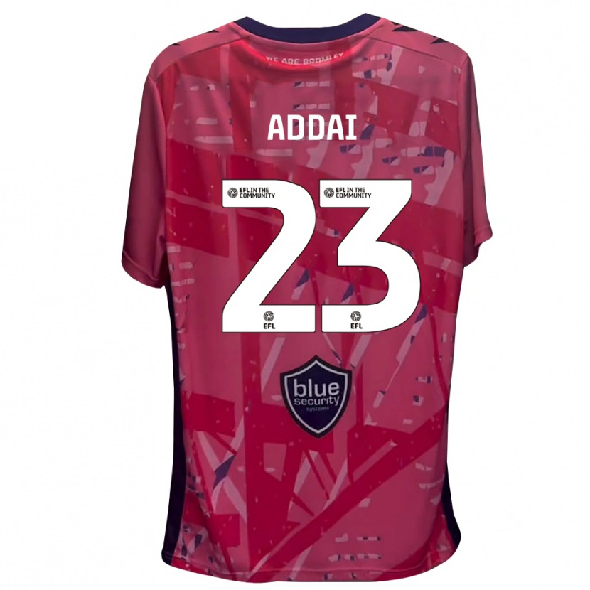 Danxen Homem Dillon Addai #23 Branco Rosa Camisola Guarda-Redes 2025/26 Camisa Brasil
