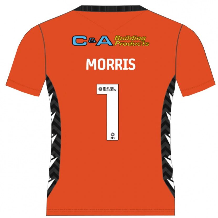 Danxen Homem Glenn Morris #1 Preto Laranja Camisola Guarda-Redes 2025/26 Camisa Brasil