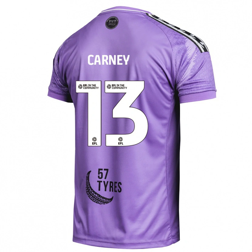 Danxen Homem Jacob Carney #13 Roxo Claro Camisola Guarda-Redes 2025/26 Camisa Brasil