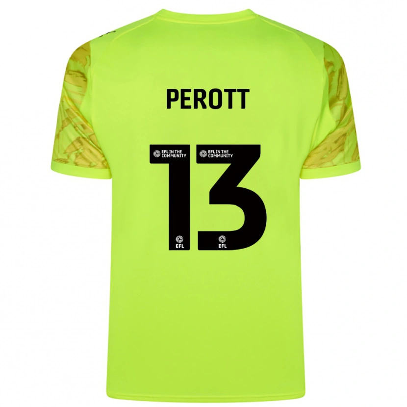 Danxen Homem Milai Perott #13 Verde Fluorescente Camisola Guarda-Redes 2025/26 Camisa Brasil