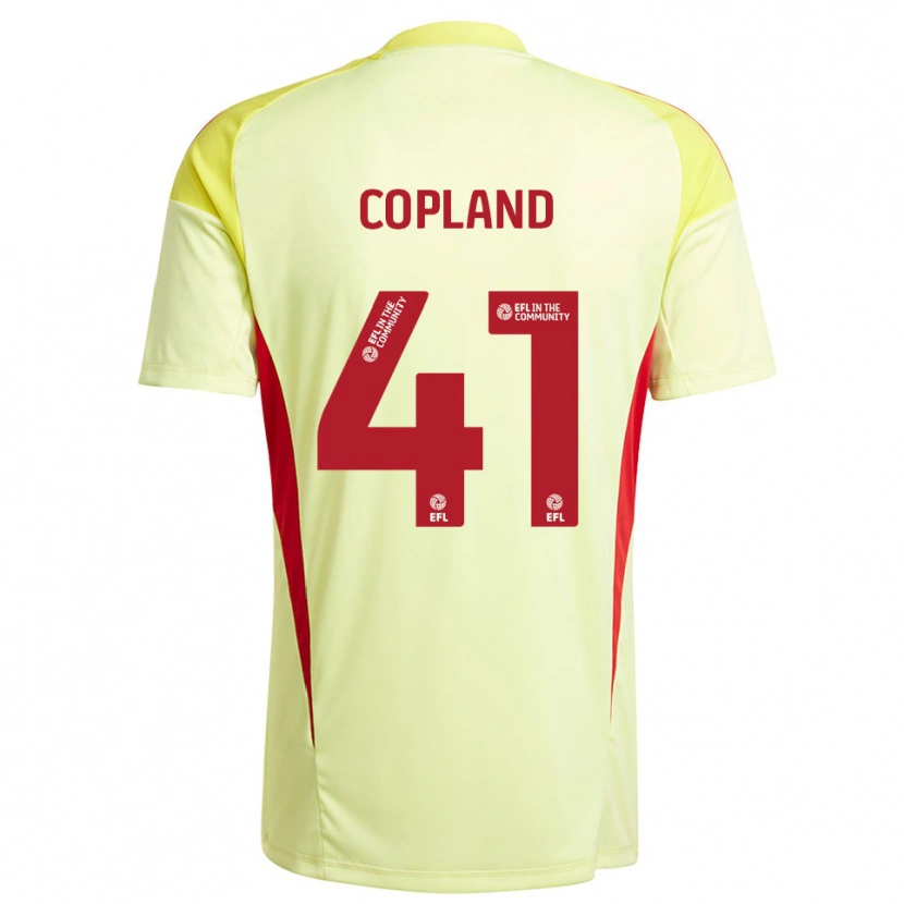 Danxen Homem Jack Copland #41 Amarelo Pálido Camisola Guarda-Redes 2025/26 Camisa Brasil