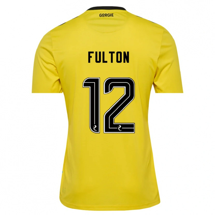 Danxen Homem Ryan Fulton #12 Preto Vermelho Amarelo Camisola Guarda-Redes 2025/26 Camisa Brasil