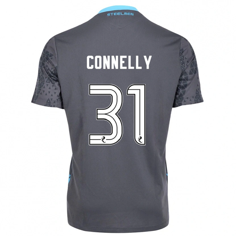 Danxen Homem Matty Connelly #31 Branco Cinza Camisola Guarda-Redes 2025/26 Camisa Brasil